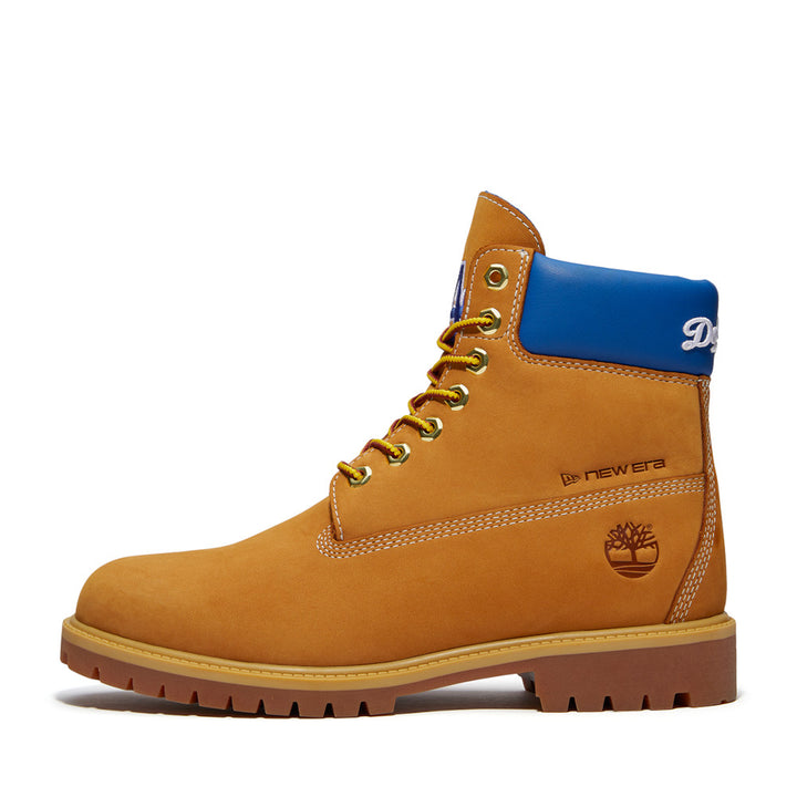 รองเท้าบูท New Era รุ่น New Era X Timberland X MLB Los Angeles Dodgers Wheat 6-Inch Waterproof Boot