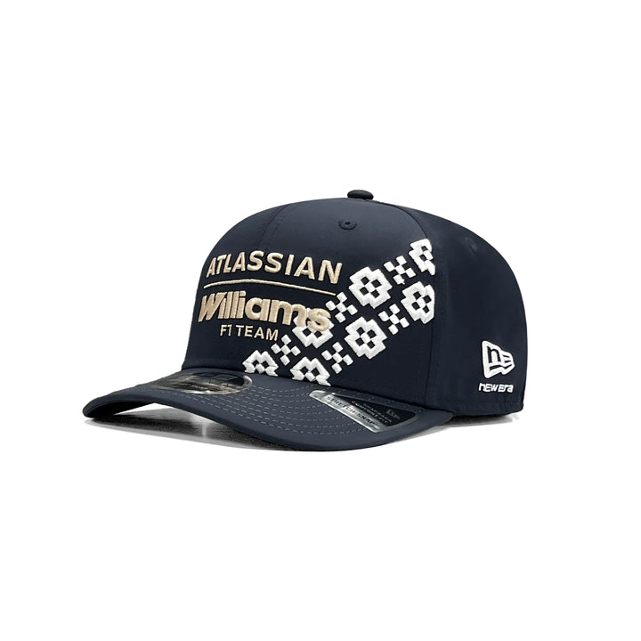หมวกแก๊ป New Era รุ่น Atlassian Williams F1 Team Alex Albon Navy 9Seventy Stretch Snap Cap