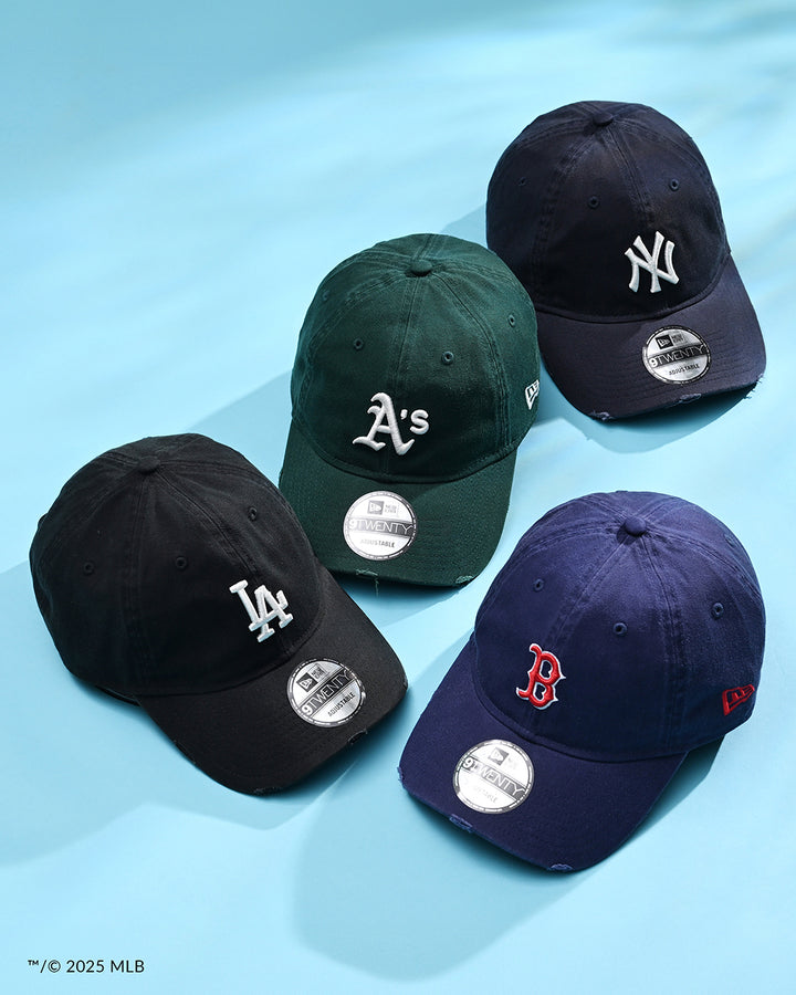 New Era หมวกรุ่น Oakland Athletics Distressed Dark Green 9Twenty Cap