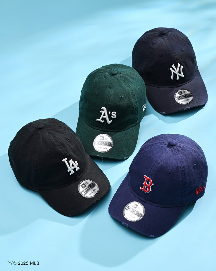 New Era หมวกรุ่น Boston Red Sox Distressed Navy 9Twenty Cap