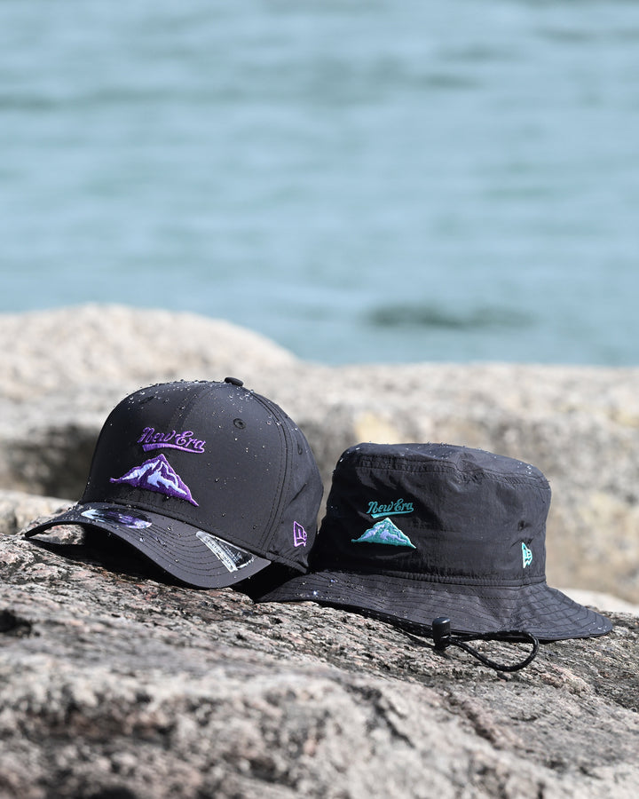 New Era หมวกรุ่น New Era Fishnet Black 9Seventy Stretch Snap Cap