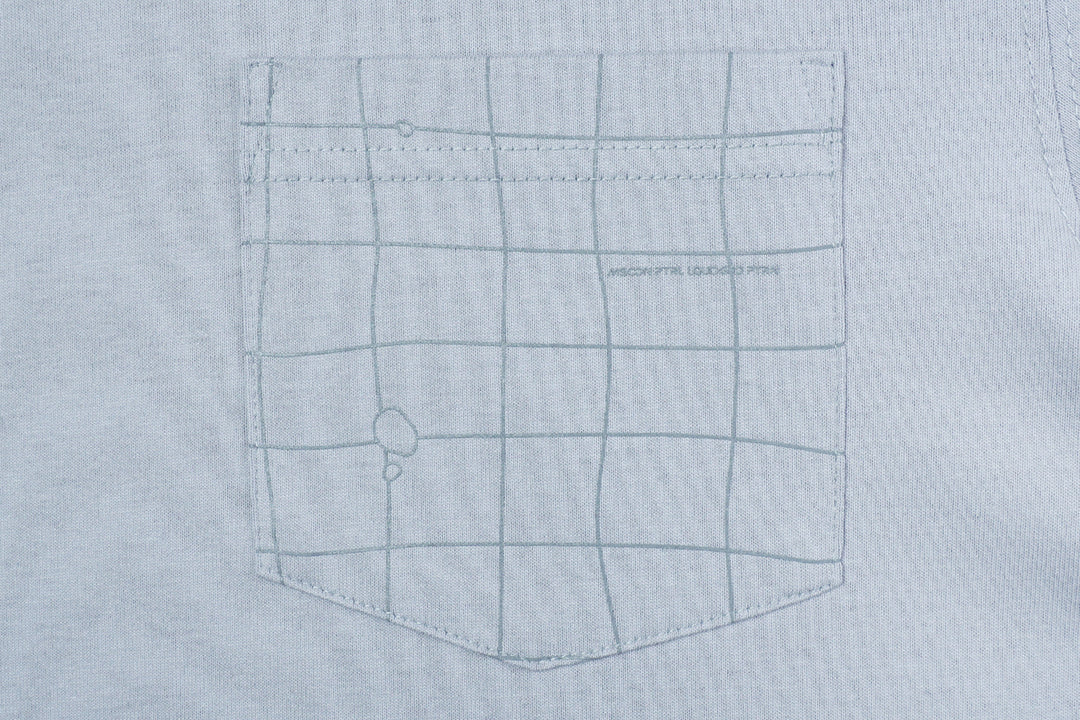 New Era เสื้อยืดแขนสั้นรุ่น New Era X Monsoon Patrol Monsoon Patrol Dolphine Grey Short Sleeve Tee