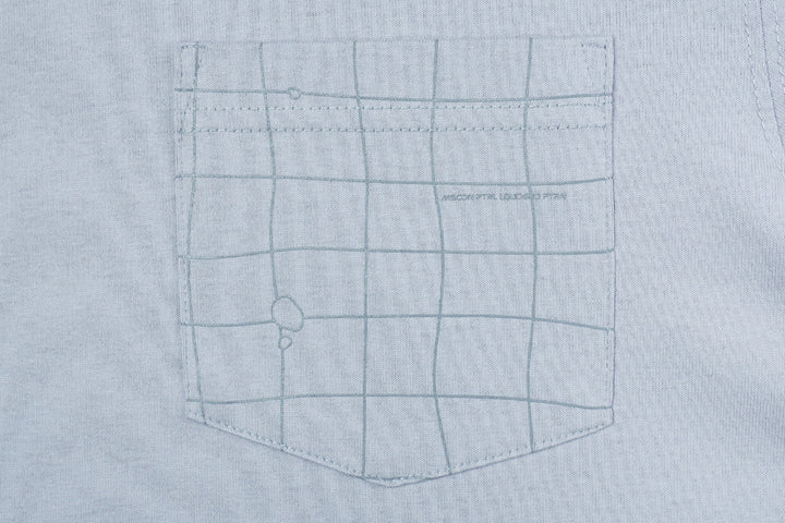 New Era เสื้อยืดแขนสั้นรุ่น New Era X Monsoon Patrol Monsoon Patrol Dolphine Grey Short Sleeve Tee