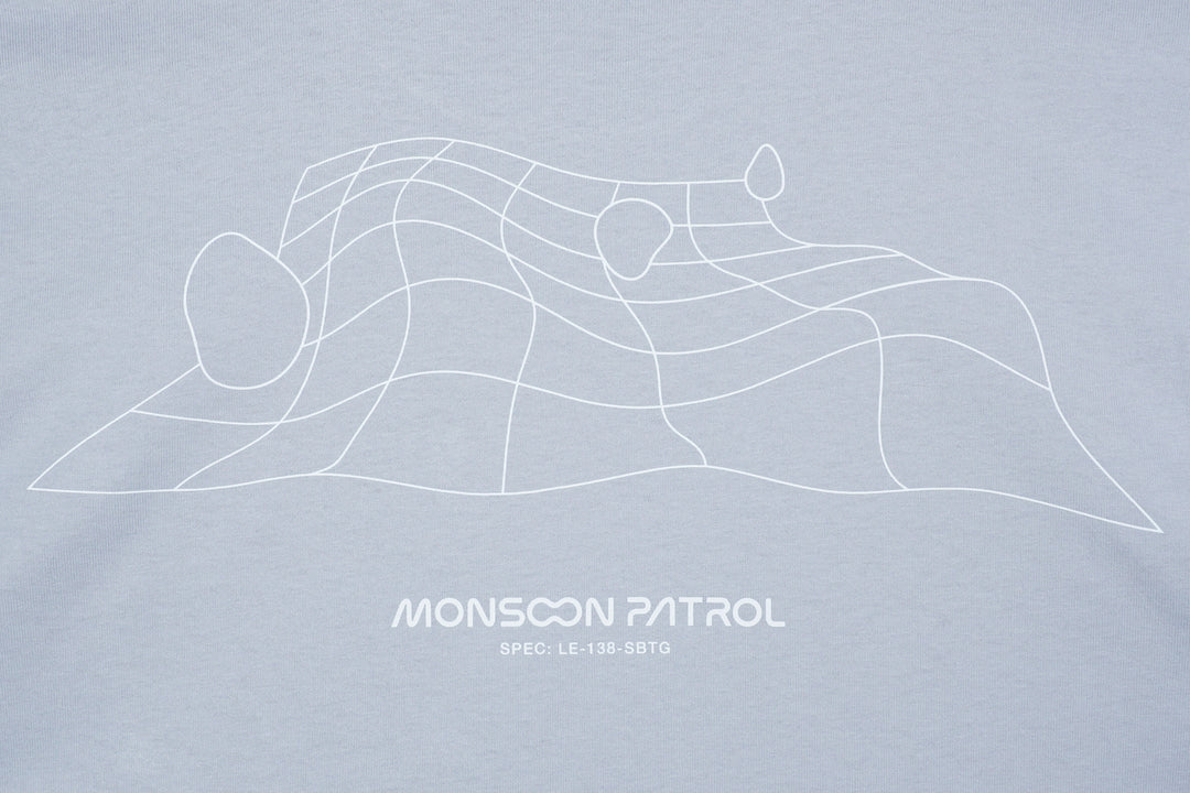 New Era เสื้อยืดแขนสั้นรุ่น New Era X Monsoon Patrol Monsoon Patrol Dolphine Grey Short Sleeve Tee