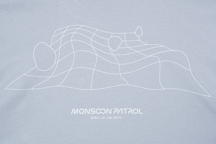 New Era เสื้อยืดแขนสั้นรุ่น New Era X Monsoon Patrol Monsoon Patrol Dolphine Grey Short Sleeve Tee