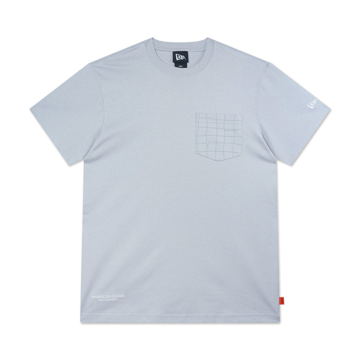 New Era เสื้อยืดแขนสั้นรุ่น New Era X Monsoon Patrol Monsoon Patrol Dolphine Grey Short Sleeve Tee