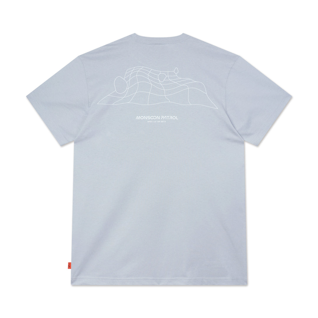 New Era เสื้อยืดแขนสั้นรุ่น New Era X Monsoon Patrol Monsoon Patrol Dolphine Grey Short Sleeve Tee
