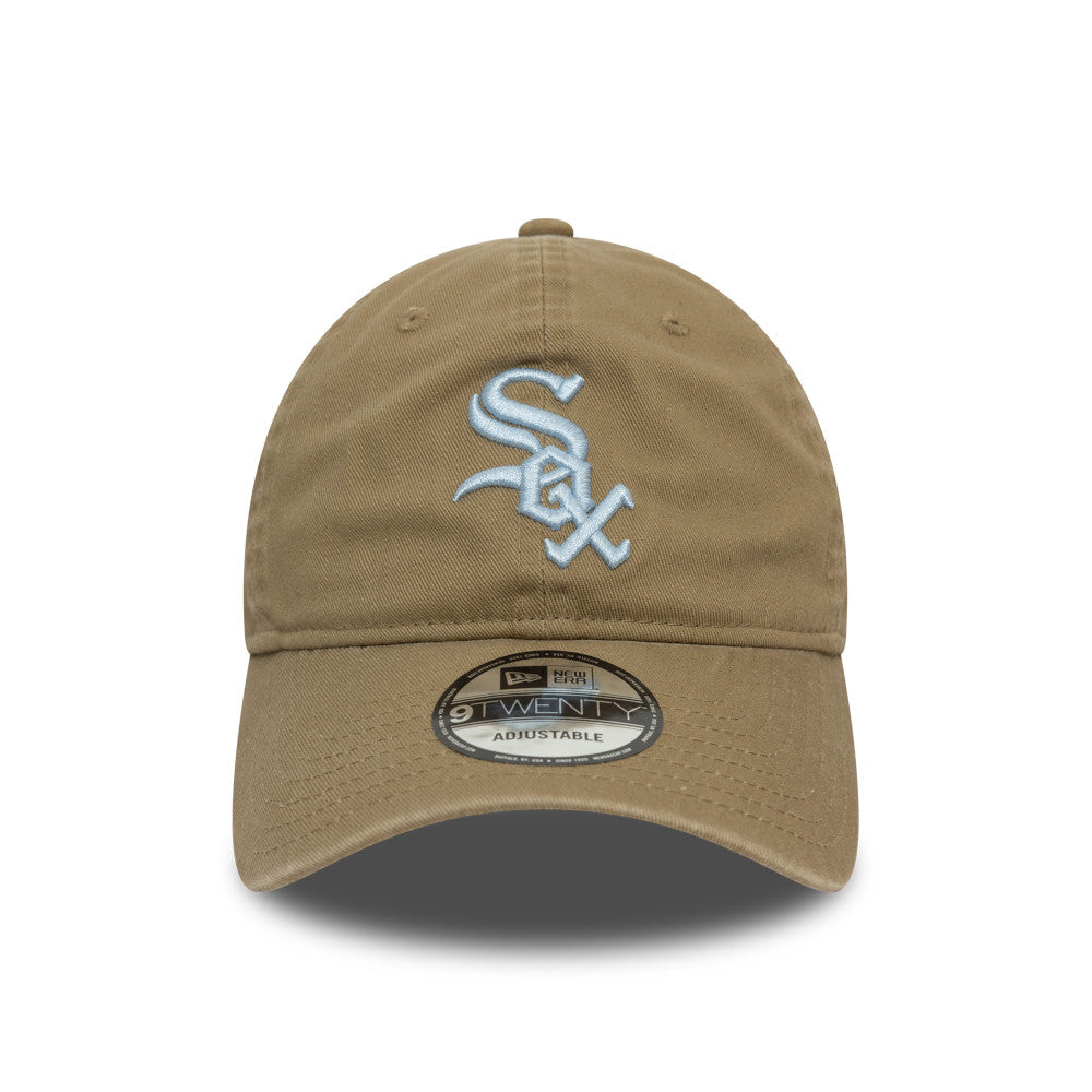 New Era หมวกรุ่น Chicago White Sox Neutral Washed British Khaki 9Twenty Cap