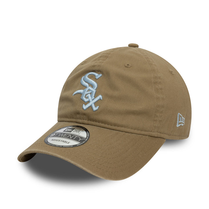 New Era หมวกรุ่น Chicago White Sox Neutral Washed British Khaki 9Twenty Cap