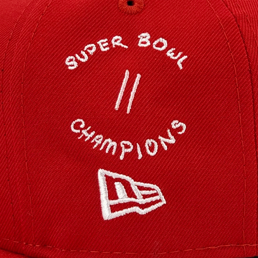 หมวกแก๊ป New Era รุ่น Kansas City Chiefs Scribble Red 59Fifty Cap
