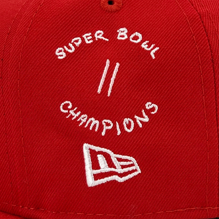 หมวกแก๊ป New Era รุ่น Kansas City Chiefs Scribble Red 59Fifty Cap