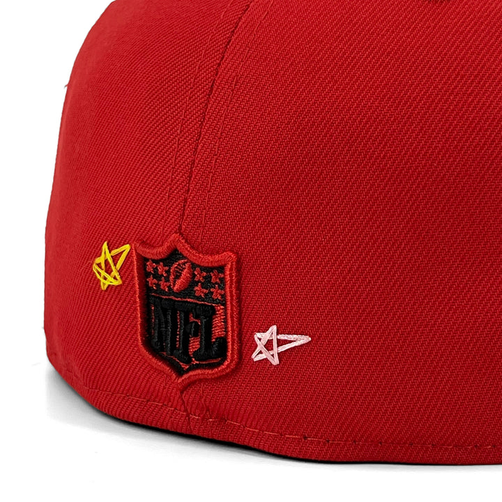 หมวกแก๊ป New Era รุ่น Kansas City Chiefs Scribble Red 59Fifty Cap