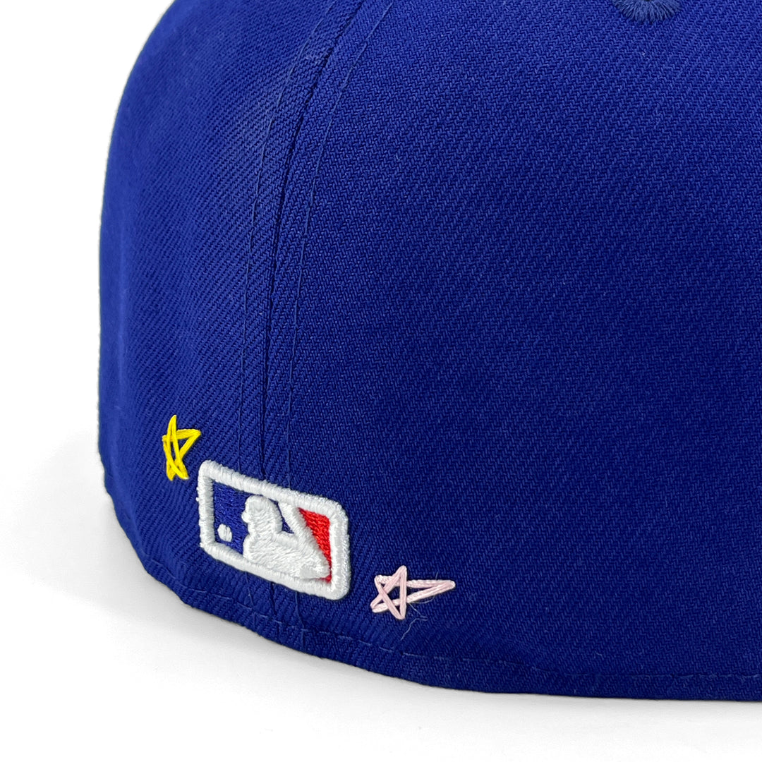 หมวกแก๊ป New Era รุ่น Los Angeles Dodgers Scribble Dark Royal 59Fifty Cap