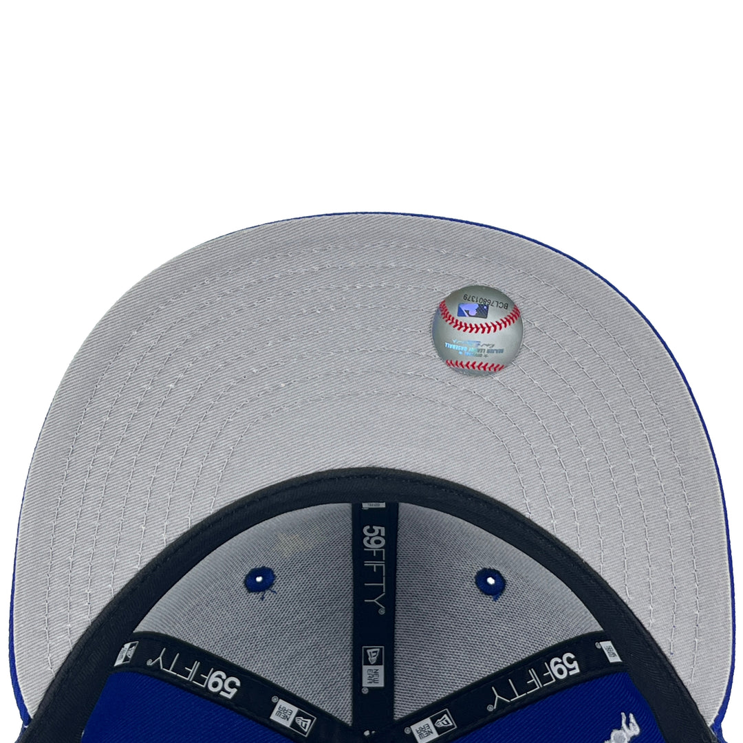 หมวกแก๊ป New Era รุ่น Los Angeles Dodgers Scribble Dark Royal 59Fifty Cap