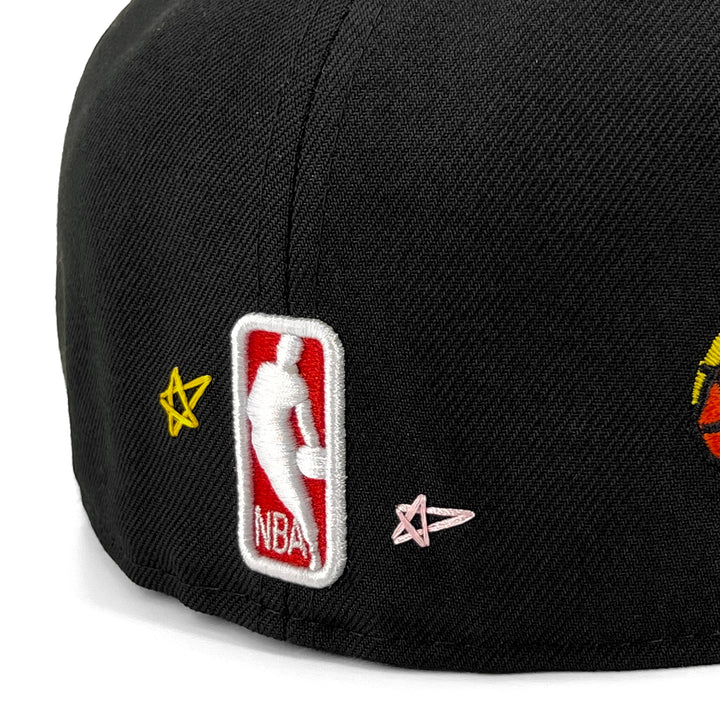 หมวกแก๊ป New Era รุ่น Chicago Bulls Scribble Black 59Fifty Cap