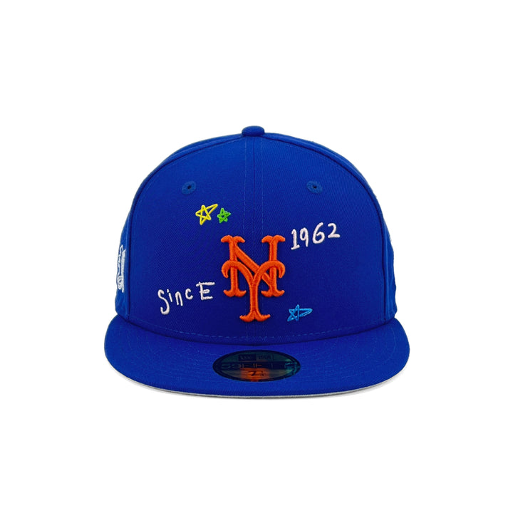 หมวกแก๊ป New Era รุ่น New York Mets Scribble Royal 59Fifty Cap