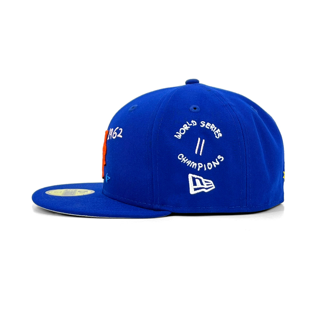 หมวกแก๊ป New Era รุ่น New York Mets Scribble Royal 59Fifty Cap