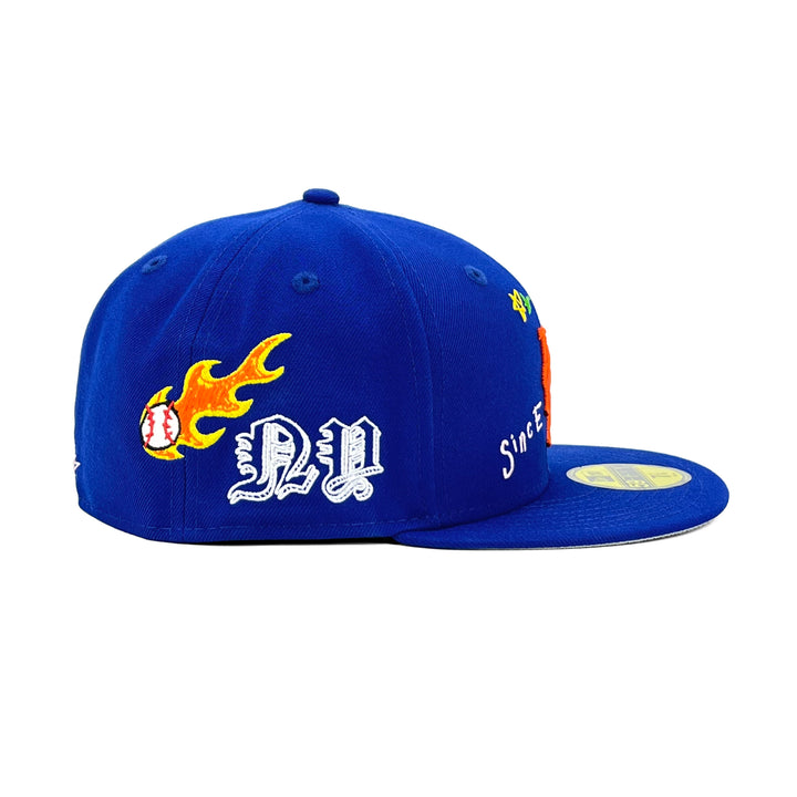 หมวกแก๊ป New Era รุ่น New York Mets Scribble Royal 59Fifty Cap