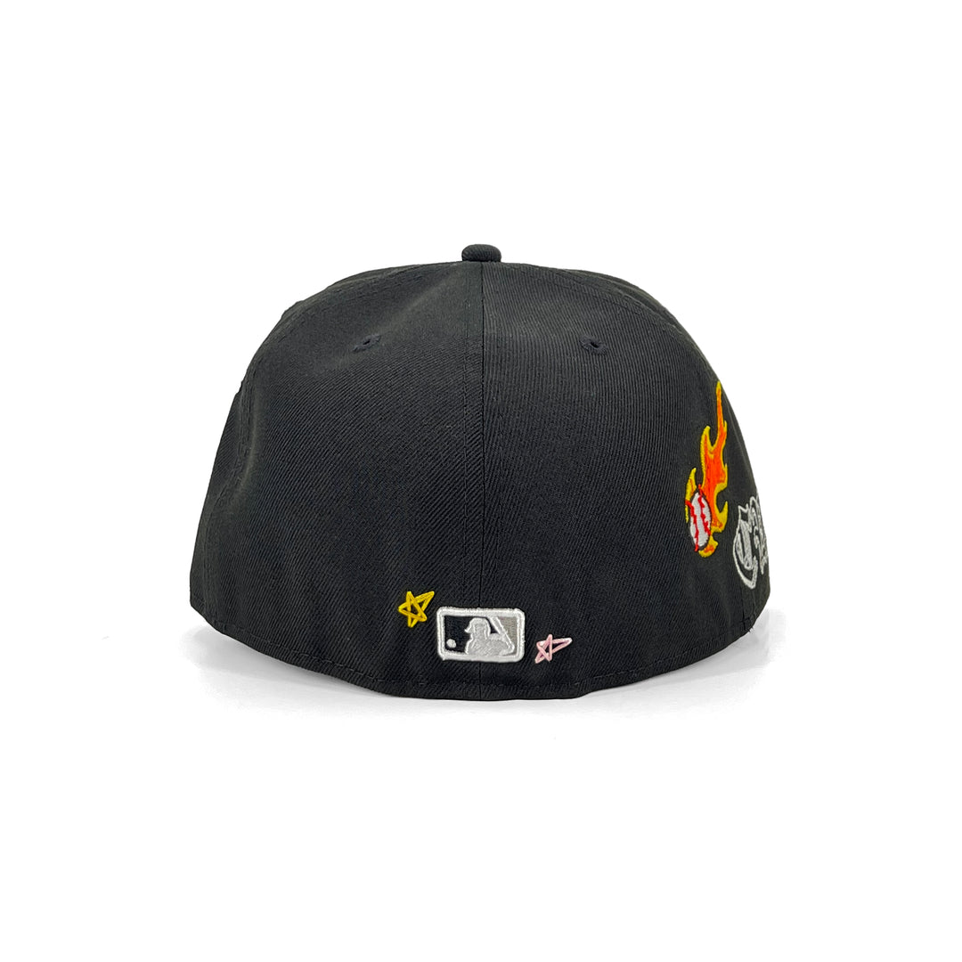 หมวกแก๊ป New Era รุ่น Chicago White Sox Scribble Black 59Fifty Cap