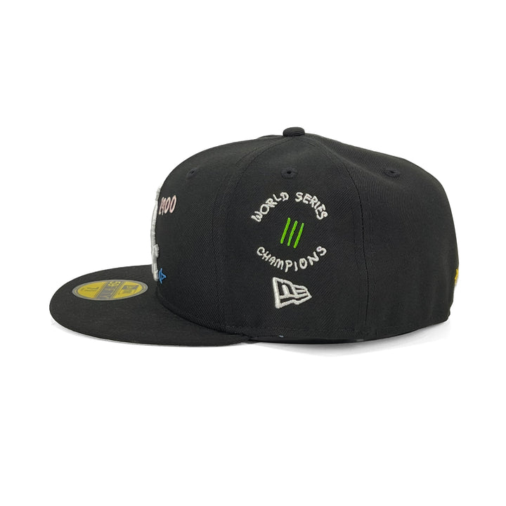 หมวกแก๊ป New Era รุ่น Chicago White Sox Scribble Black 59Fifty Cap