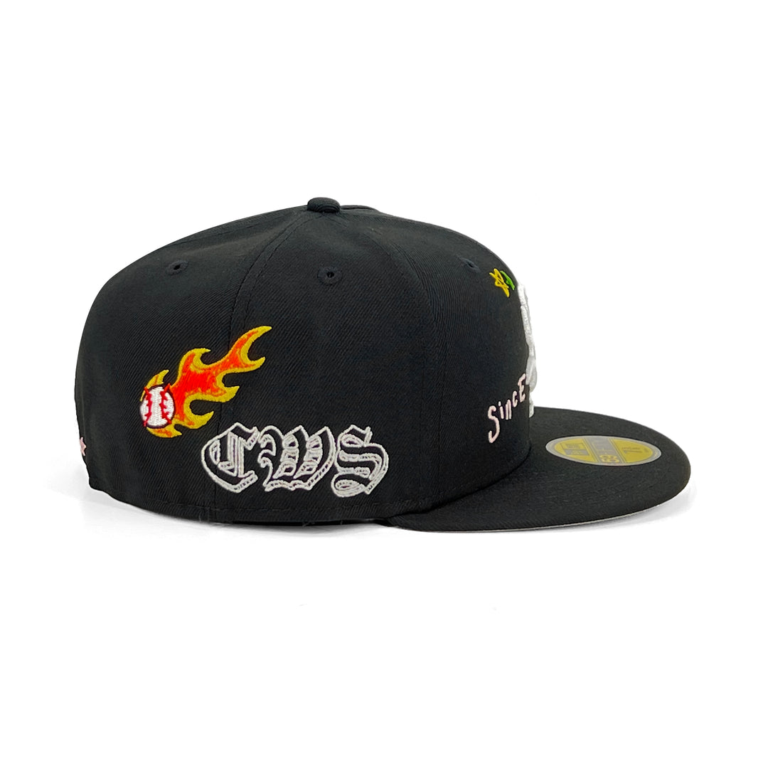 หมวกแก๊ป New Era รุ่น Chicago White Sox Scribble Black 59Fifty Cap