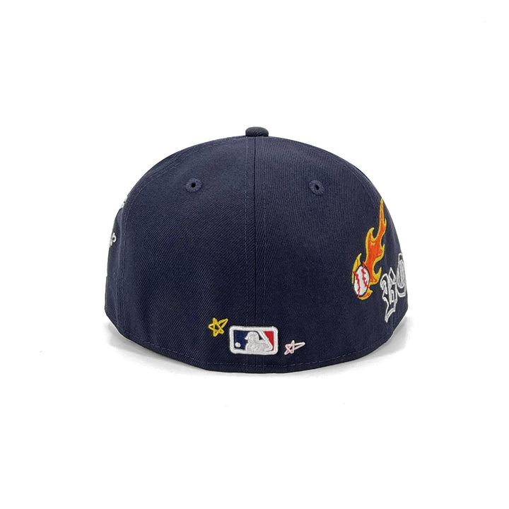 หมวกแก๊ป New Era รุ่น Boston Red Sox Scribble Black 59Fifty Cap