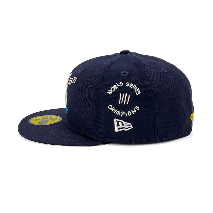 หมวกแก๊ป New Era รุ่น Atlanta Braves Scribble Black 59Fifty Cap