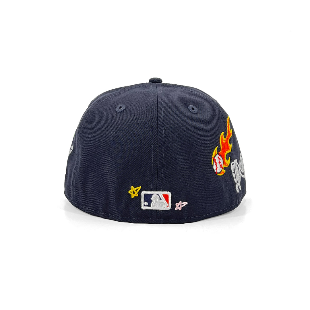 หมวกแก๊ป New Era รุ่น Houston Astros Scribble Black 59Fifty Cap