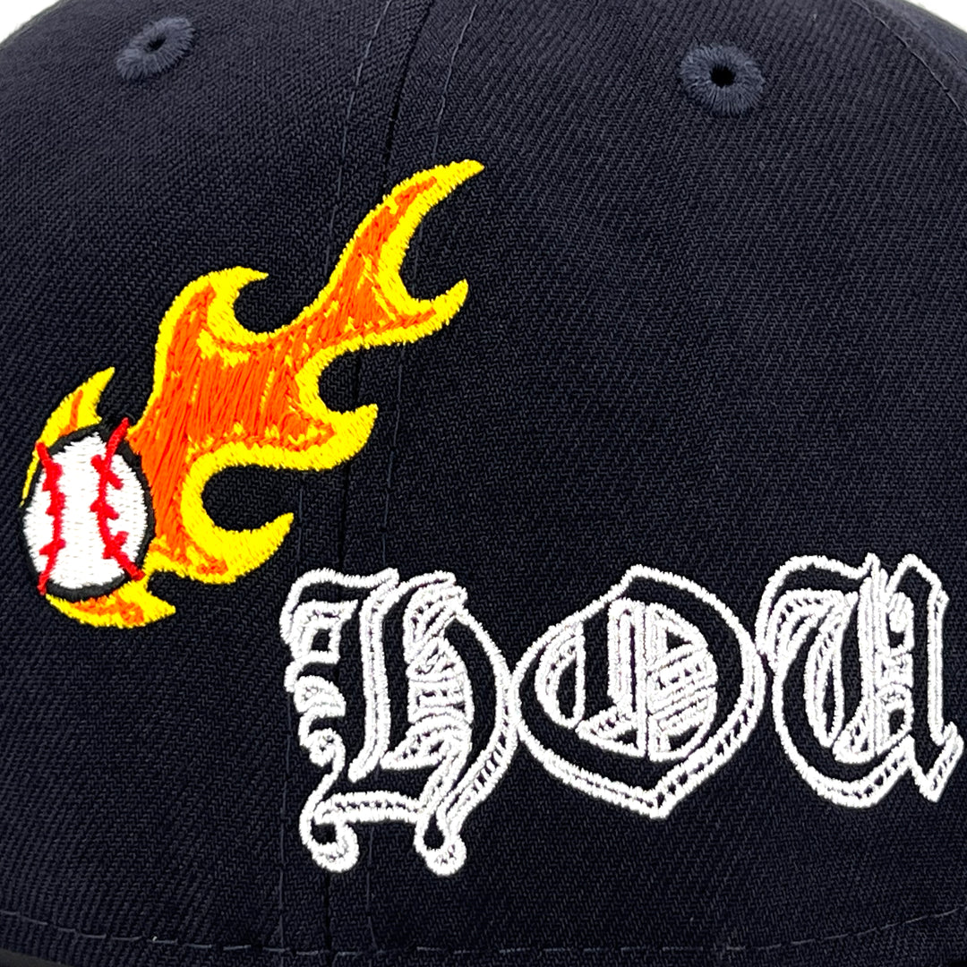 หมวกแก๊ป New Era รุ่น Houston Astros Scribble Black 59Fifty Cap