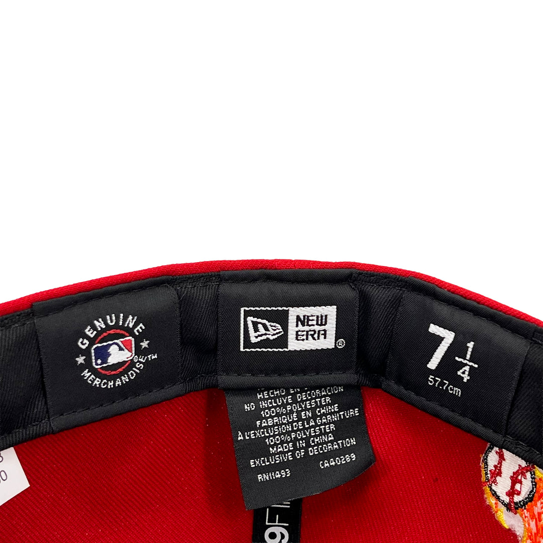 หมวกแก๊ป New Era รุ่น St. Louis Cardinals Scribble Red 59Fifty Cap