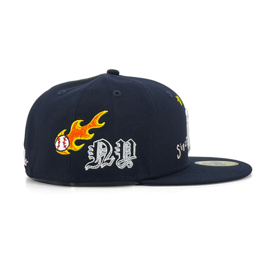 หมวกแก๊ป New Era รุ่น New York Yankees Scribble Navy 59Fifty Cap