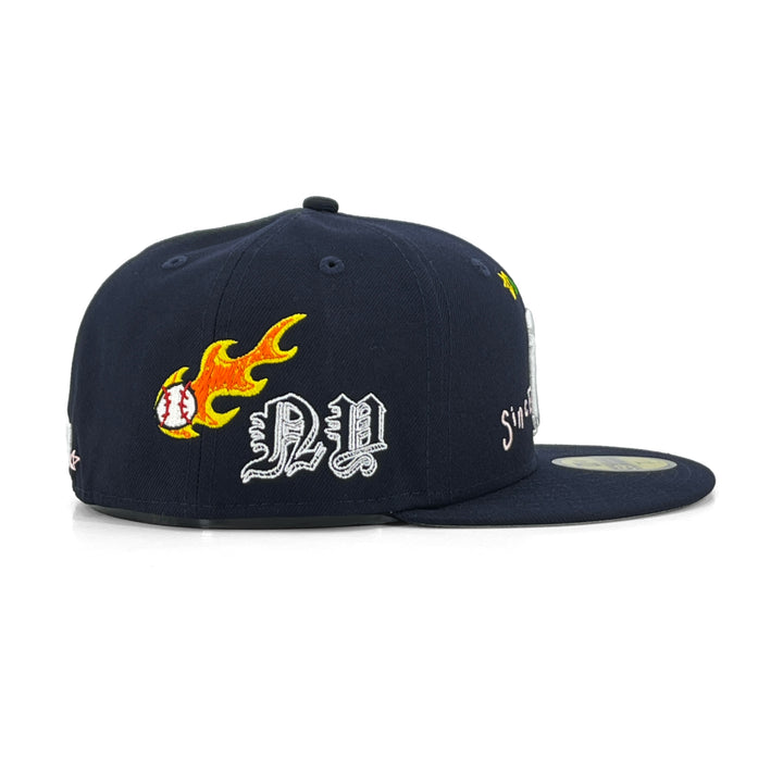 หมวกแก๊ป New Era รุ่น New York Yankees Scribble Navy 59Fifty Cap