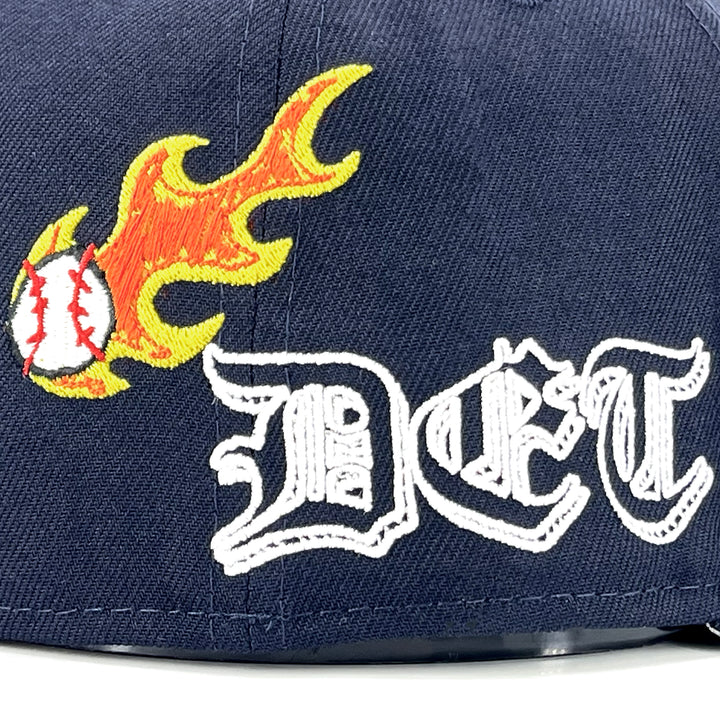 หมวกแก๊ป New Era รุ่น Detroit Tigers Scribble Black 59Fifty Cap