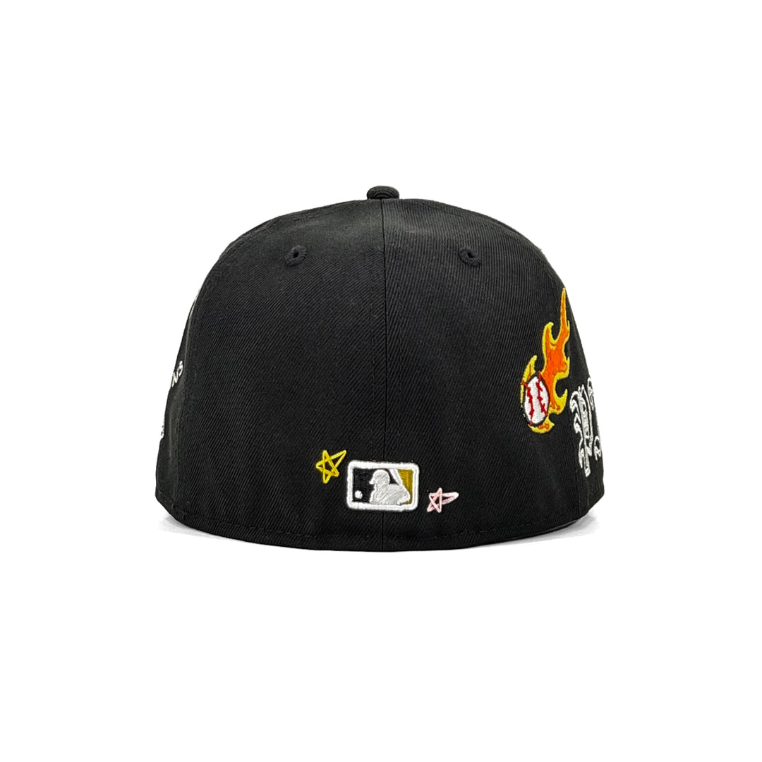 หมวกแก๊ป New Era รุ่น Pittsburgh Pirates Scribble Black 59Fifty Cap