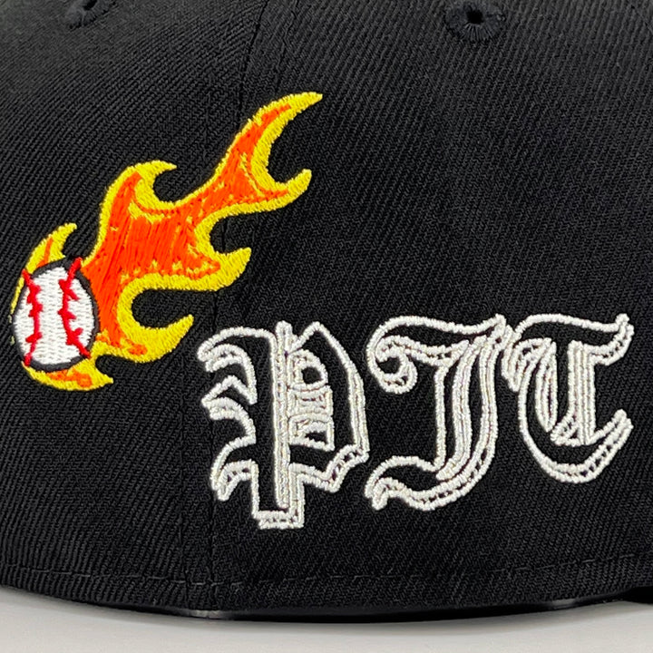 หมวกแก๊ป New Era รุ่น Pittsburgh Pirates Scribble Black 59Fifty Cap