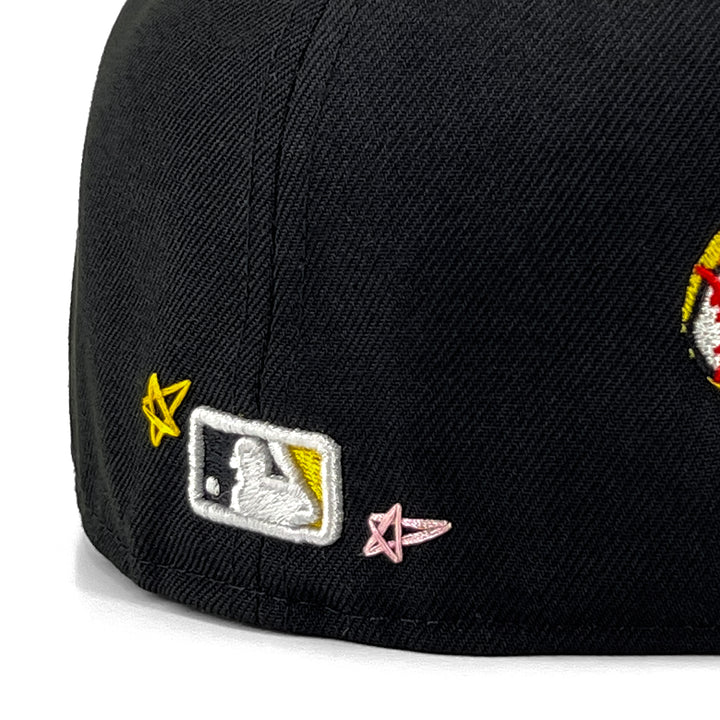 หมวกแก๊ป New Era รุ่น Pittsburgh Pirates Scribble Black 59Fifty Cap
