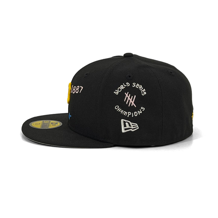 หมวกแก๊ป New Era รุ่น Pittsburgh Pirates Scribble Black 59Fifty Cap