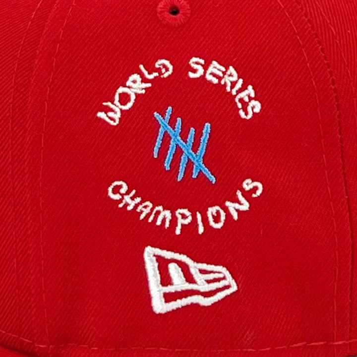หมวกแก๊ป New Era รุ่น Cincinnati Reds Scribble Red 59Fifty Cap