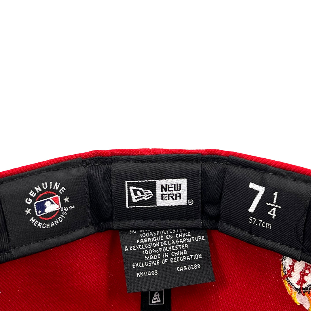 หมวกแก๊ป New Era รุ่น Cincinnati Reds Scribble Red 59Fifty Cap