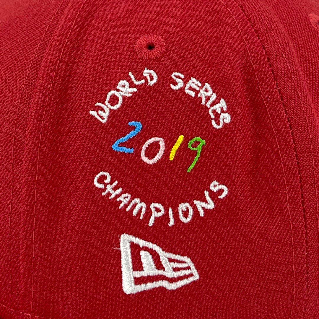 หมวกแก๊ป New Era รุ่น Washington Nationals Scribble Red 59Fifty Cap