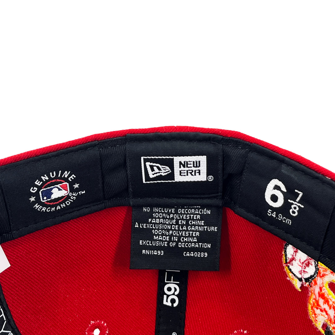 หมวกแก๊ป New Era รุ่น Washington Nationals Scribble Red 59Fifty Cap