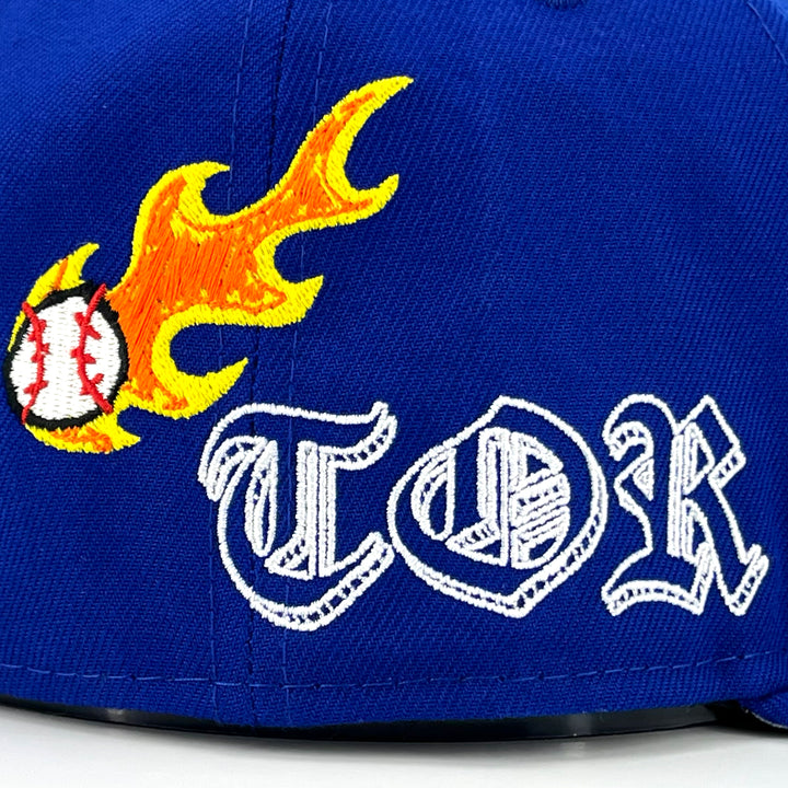 หมวกแก๊ป New Era รุ่น Toronto Blue Jays Co Scribble Royal 59Fifty Cap