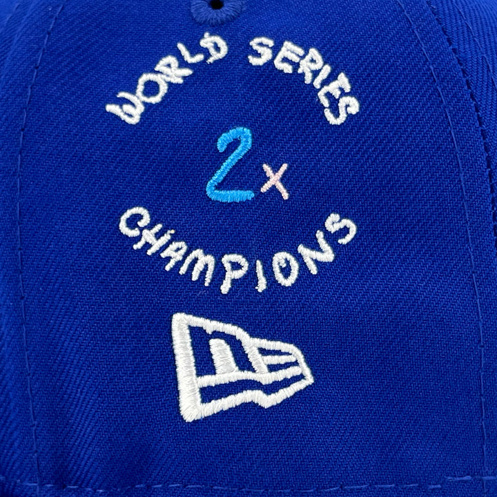 หมวกแก๊ป New Era รุ่น Toronto Blue Jays Co Scribble Royal 59Fifty Cap