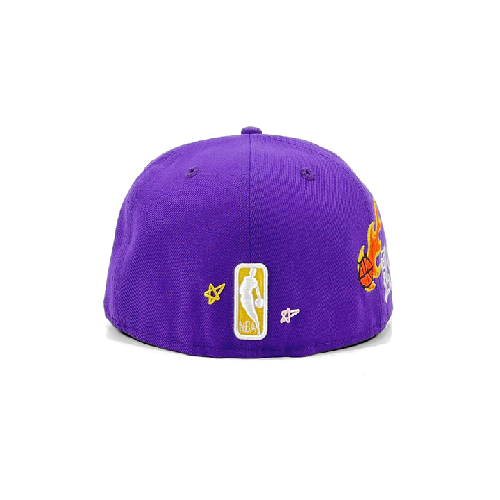 หมวกแก๊ป New Era รุ่น Los Angeles Lakers Scribble Purple 59Fifty Cap