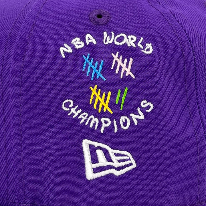 หมวกแก๊ป New Era รุ่น Los Angeles Lakers Scribble Purple 59Fifty Cap