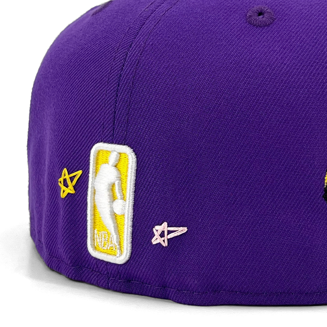 หมวกแก๊ป New Era รุ่น Los Angeles Lakers Scribble Purple 59Fifty Cap