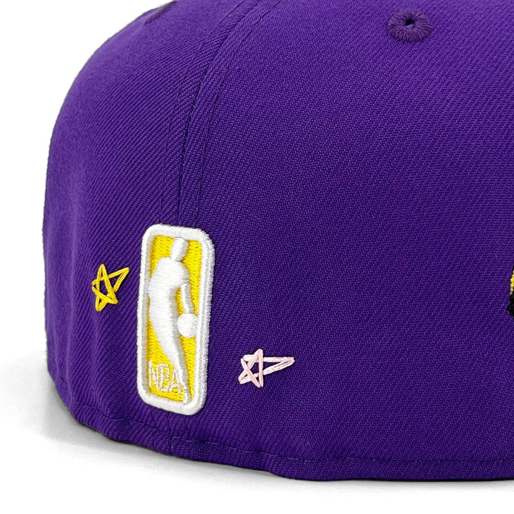 หมวกแก๊ป New Era รุ่น Los Angeles Lakers Scribble Purple 59Fifty Cap