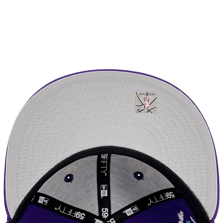 หมวกแก๊ป New Era รุ่น Los Angeles Lakers Scribble Purple 59Fifty Cap