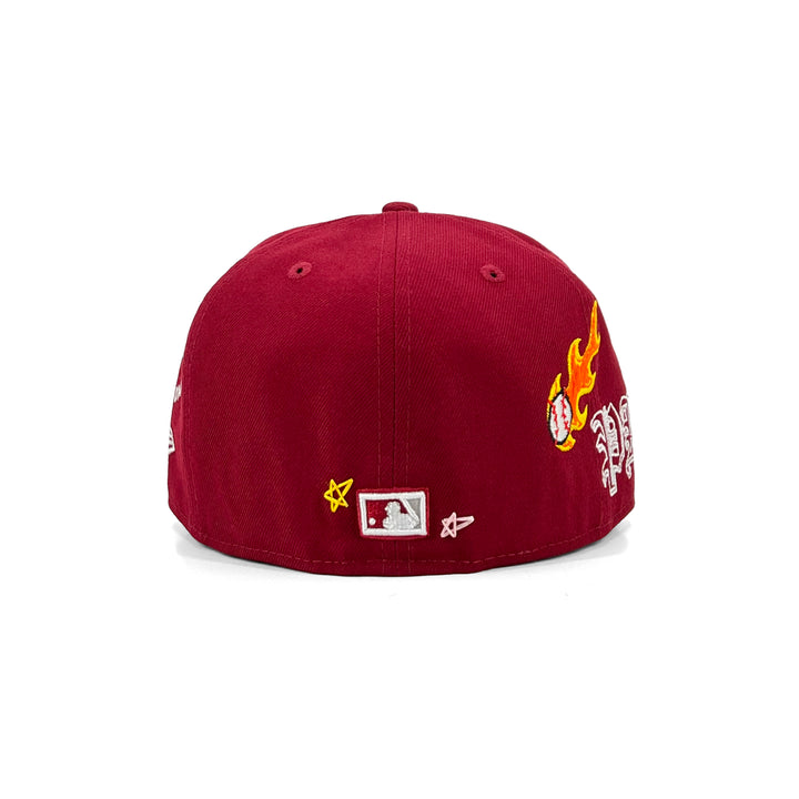 หมวกแก๊ป New Era รุ่น Philadelphia Phillies Co Scribble Cardinal 59Fifty Cap