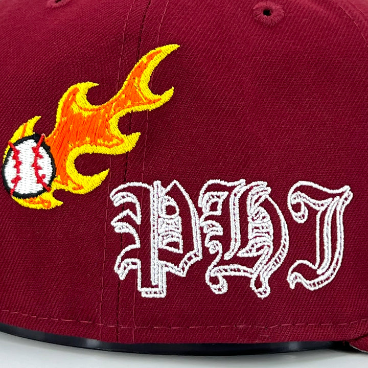 หมวกแก๊ป New Era รุ่น Philadelphia Phillies Co Scribble Cardinal 59Fifty Cap